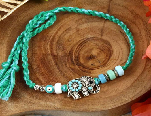 Elephant Evil Eye Rakhi