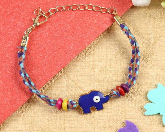 Blue Elephant Rakhi