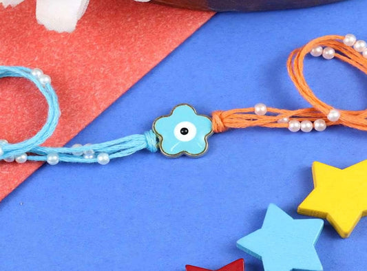 Evil Eye Flower Rakhi